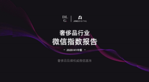 图一：《2021奢侈品行业微信指数报告》封面图